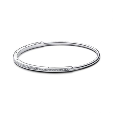 Bracelet or & argent, bracelet plaqué or, bracelet cuir & tissu (3) - bracelet-argent-femme - edora - 1