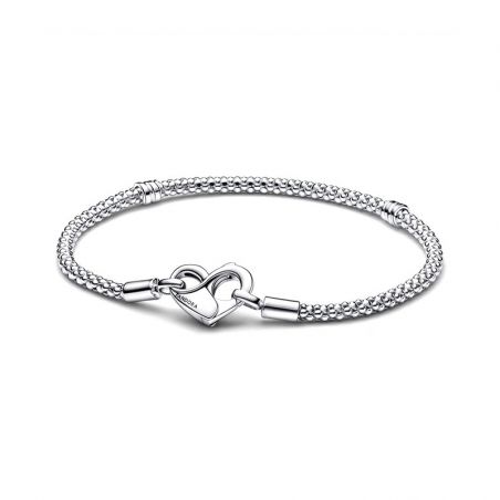 Bracelet or & argent, bracelet plaqué or, bracelet cuir & tissu (3) - bracelet-argent-femme - edora - 1