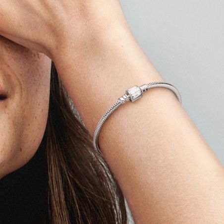 Bracelet or & argent, bracelet plaqué or, bracelet cuir & tissu (3) - bracelet-argent-femme - edora - 2