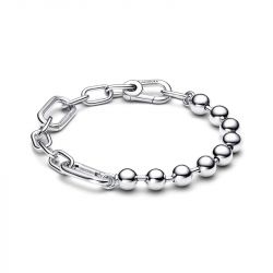 Bracelet femme pandora me link & perle métallique 592793c00 - bracelet-argent-femme - edora - 0