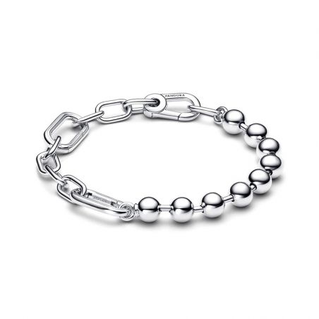 Bracelet or & argent, bracelet plaqué or, bracelet cuir & tissu (3) - bracelet-argent-femme - edora - 1