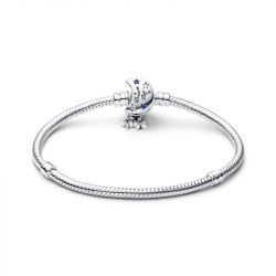 Bracelet femme pandora moments maille serpent fermoi lune scintillante 592819c01 - bracelet-argent-femme - edora - 2