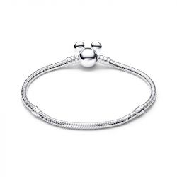 Bracelet pandora disney maille serpent fermoir mickey pandora moments 593061c00 - imports - edora - 2