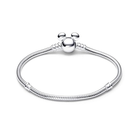 Bracelet pandora disney maille serpent fermoir mickey pandora moments 593061c00 – bracelet argent femme