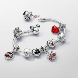 Bracelet pandora disney maille serpent fermoir mickey pandora moments 593061c00 - imports - edora - 4