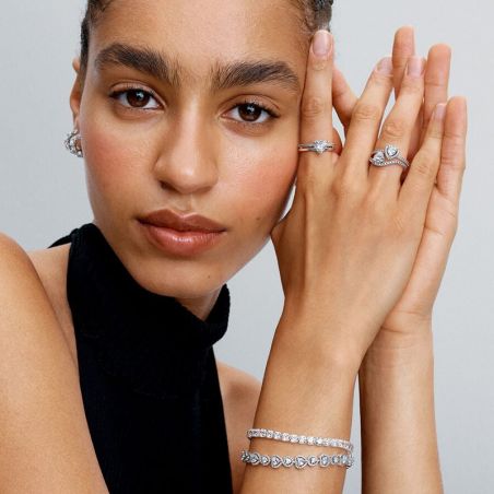 Bracelet femme, homme, or & argent : jonc, gourmette, manchette - bracelet-argent-femme - edora - 2