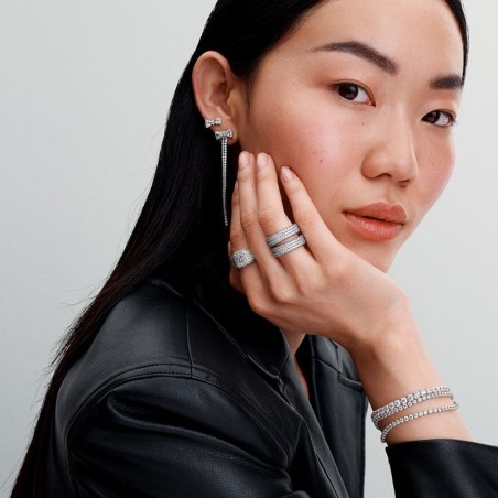 Bracelet femme pandora timeless rivière audacieux scintillant 593539c01 – bracelet argent femme