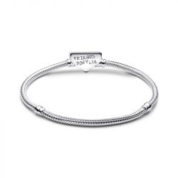 Bracelet femme pandora moments maille serpent fermoir stranger things 593572c01 - bracelet-argent-femme - edora - 2