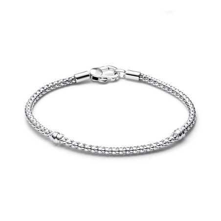 Bracelet femme pandora moments fermoir clouté &amp; chaîne 593681c00 – bracelet argent femme