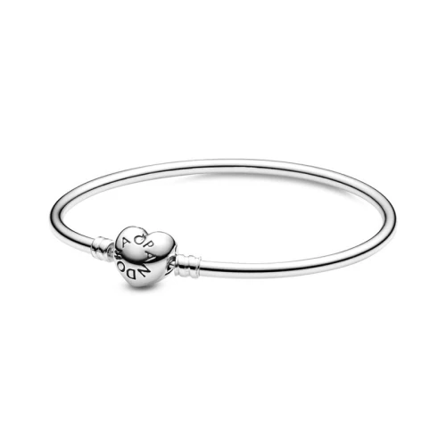 Bracelet Femme Pandora Moments Jonc Fermoir Cœur 596268