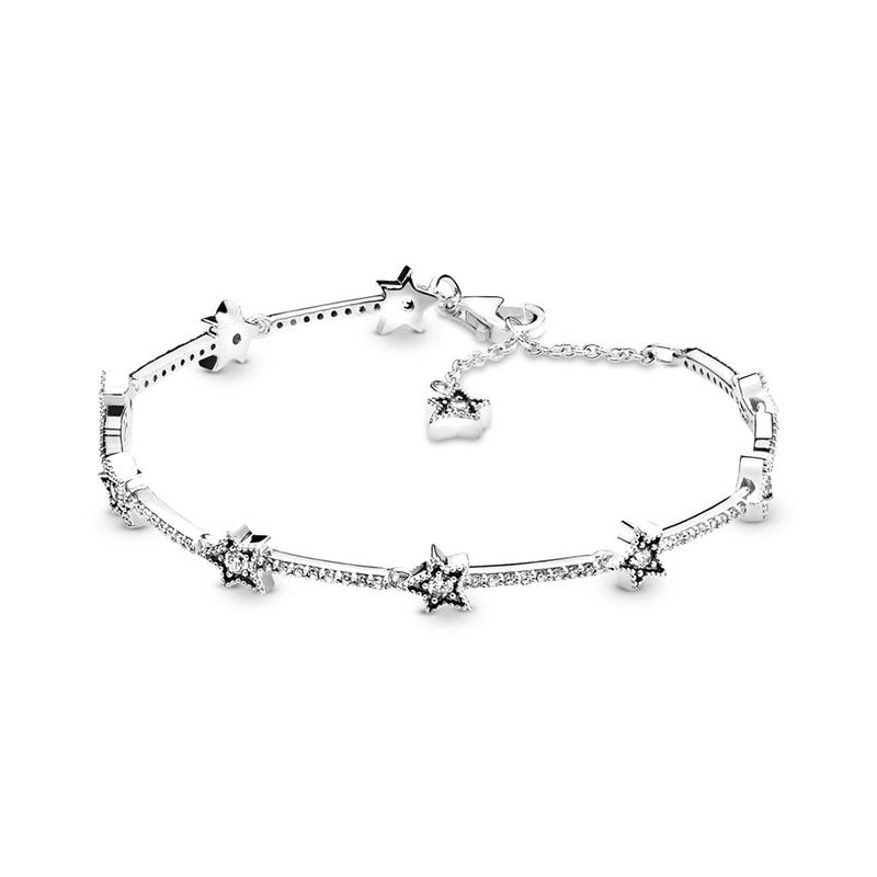 Bracelet femme pandora moments barres Étoiles célestes 598498c01 - bracelet-argent-femme - edora
