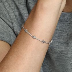 Bracelet femme pandora moments barres Étoiles célestes 598498c01 - bracelet-argent-femme - edora - 1