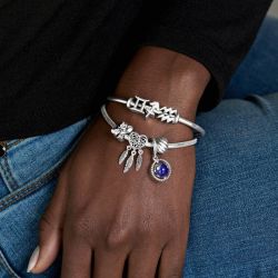 Bracelet femme pandora moments maille serpent fermoir barillet 598816c00 - bracelet-argent-femme - edora - 1