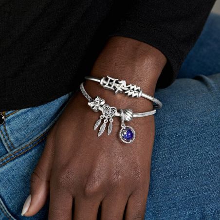 Bracelet femme, homme, or & argent : jonc, gourmette, manchette - bracelet-argent-femme - edora - 2