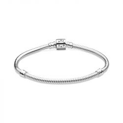 Bracelet femme pandora moments maille serpent fermoir barillet 598816c00 - bracelet-argent-femme - edora - 2