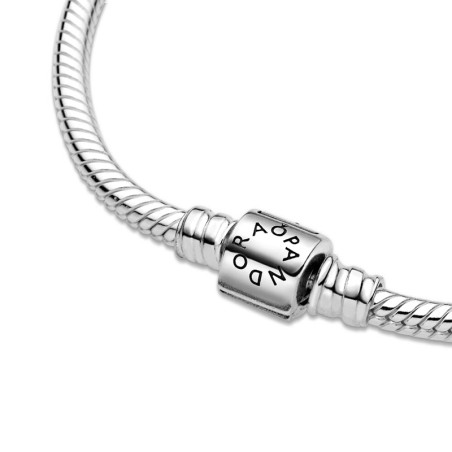 Bracelet femme pandora moments maille serpent fermoir barillet 598816c00 – bracelet argent femme