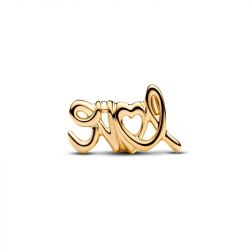 Charm femme pandora moments amour manuscrit 763055c00 - charms - edora - 3