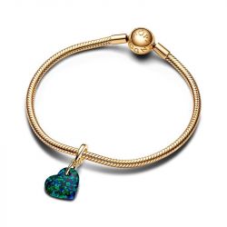 Charm femme pandora pendant moments cœur vert opalescent 763348c01 - charms - edora - 3