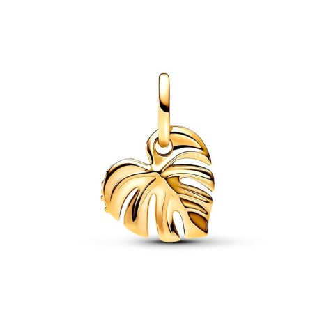 Charm femme pandora pendant feuille de monstera scintillant 763349c01 – charms