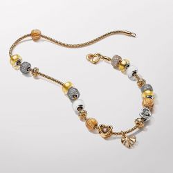 Charm femme pandora pendant feuille de monstera scintillant 763349c01 - charms - edora - 6