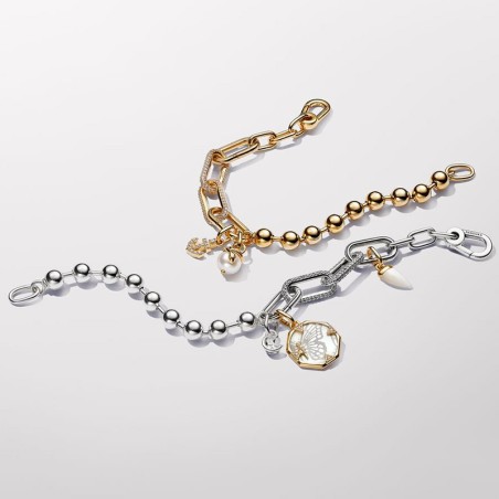 Mini charm femme pandora me pendant nacré serpent 763375c01 – charms
