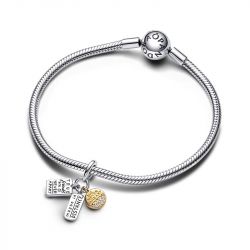 Charm femme pandora pendant triple amitié 763436c01 - charms - edora - 3