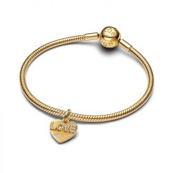 Charm femme pandora pendant cœur d'amour gravable 763604c01 - charms - edora - 4