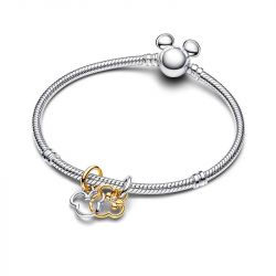 Charm femme pandora moments pendant séparable disney mickey & minnie 763650c01 - charms - edora - 3