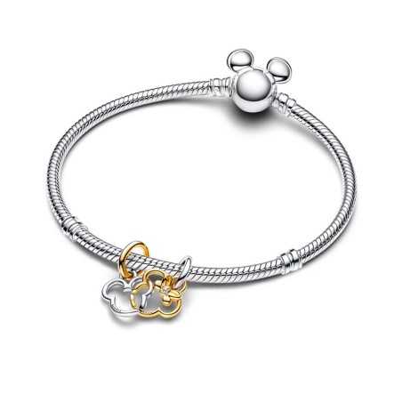 Charm femme pandora moments pendant séparable disney mickey &amp; minnie 763650c01 – charms