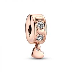 Charm femme pandora moments clip pendant scintillant cœurs de l'infini 782253c01 - charms - edora - 0