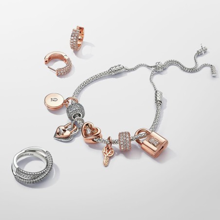 Charm  femme pandora moments pendant médaillon d’amour ouvrable &amp; gravable 783066c01 – charms