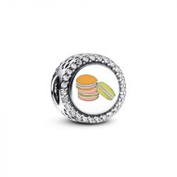 Charm femme pandora moments gravable macaron 792016cz_e048 - charms - edora - 0