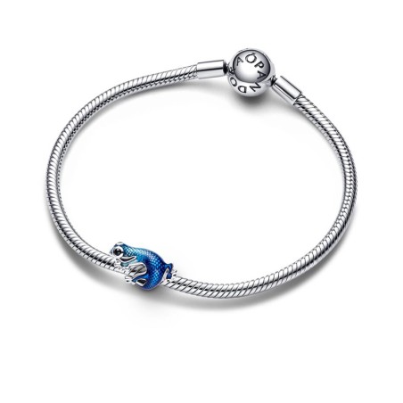 Charm femme pandora moments gecko bleu métallique 792701c01 – charms