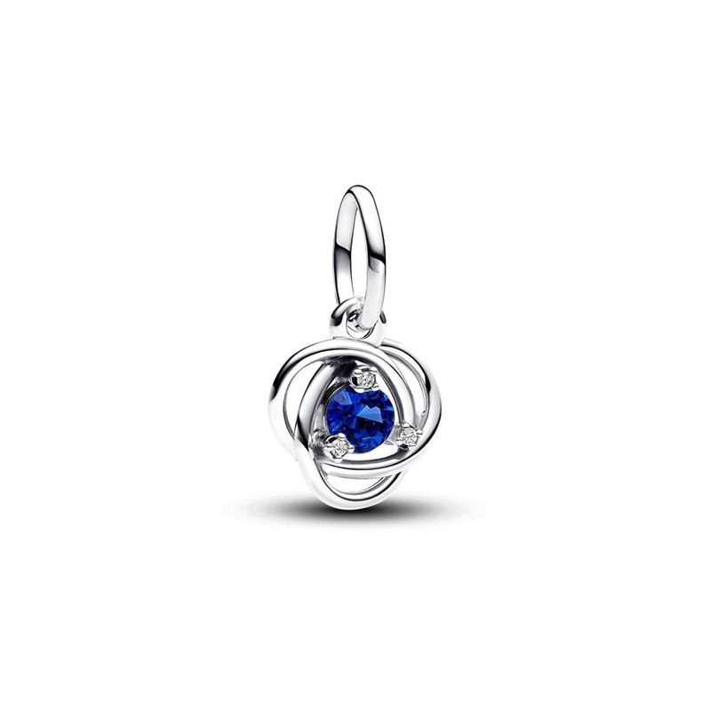Charm femme pandora pendant cercle Éternité bleu 793125c09 - charms - edora