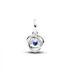 Charm femme pandora pendant cercle Éternité bleu 793125c09 - charms - edora - 3