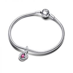 Charm femme pandora pendant cercle Éternité rose 793125c10 - charms - edora - 3