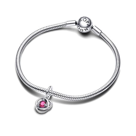 Charm femme pandora pendant cercle éternité rose 793125c10 – charms