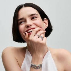 Charm femme pandora pendant cercle Éternité rose 793125c10 - charms - edora - 4