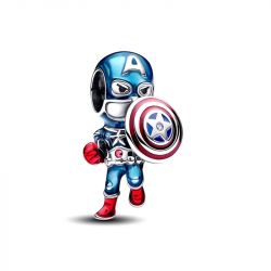 Charm femme pandora moments marvel the avengers captain america 793129c01 - charms - edora - 0