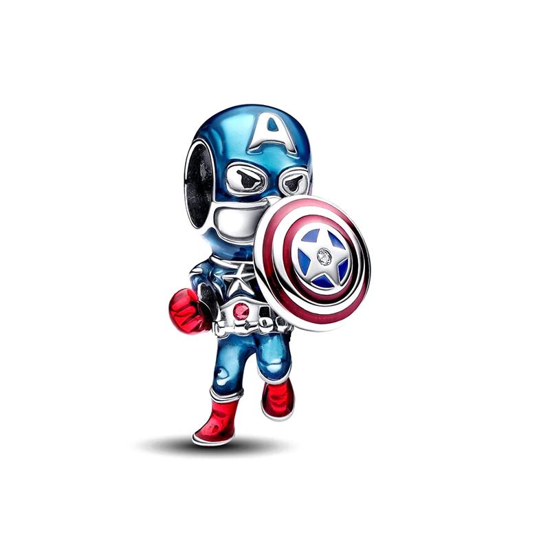 Charm femme pandora moments marvel the avengers captain america 793129c01 - charms - edora