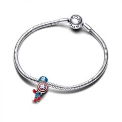 Charm femme pandora moments marvel the avengers captain america 793129c01 - charms - edora - 3