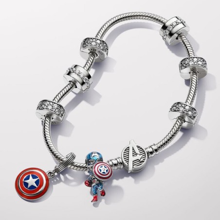 Charm femme pandora moments marvel the avengers captain america 793129c01 – charms