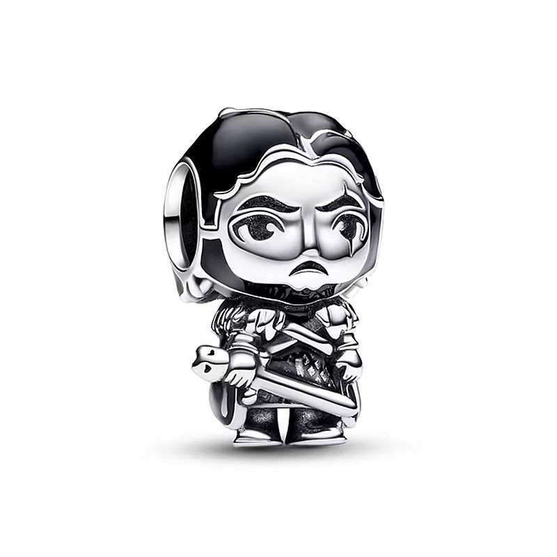 Charm femme pandora moments game of thrones jon snow 793137c01 - charms - edora