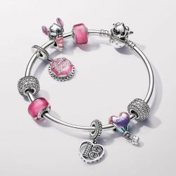 Charm femme pandora moments gâteau d’anniversaire disney stitch 793189c01 - charms - edora - 6