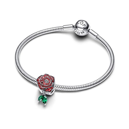Charm femme pandora moments rose en fleur scintillante 793201c02 – accueil