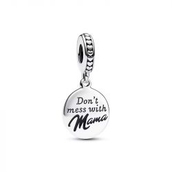 Charm femme pandora moment pendentif à graver maman 793204c01 - charms - edora - 0