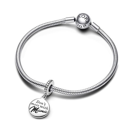 Charm femme pandora moment pendentif à graver maman 793204c01 – charms