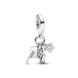 Charm femme pandora moments diplomé 2024 zirconium 793240c01 - charms - edora - 0