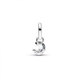 Mini charm femme pandora pendant lune scintillante 793364c01 - charms - edora - 2