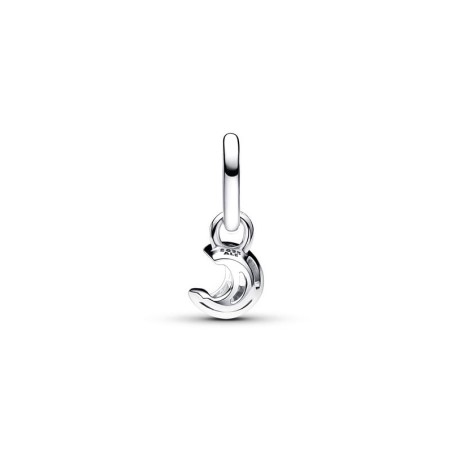 Mini charm femme pandora pendant lune scintillante 793364c01 – charms